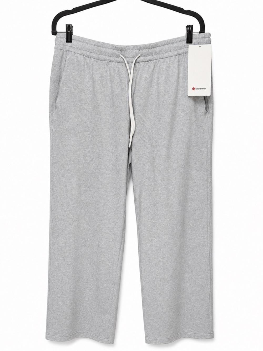 NWT Lululemon Soft Jersey Straight Leg MR Pant Regular 12 Gray